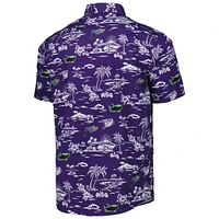 Men's Reyn Spooner Purple Tampa Bay Rays Kekai Button-Down Shirt