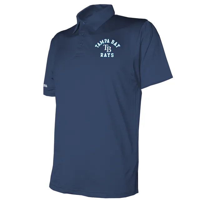 Youth Tampa Bay Rays Stitches Navy Logo Button-Down Jersey