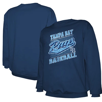 Sweat-shirt à enfiler bleu marine pour homme avec motif Stitches des Rays de Tampa Bay