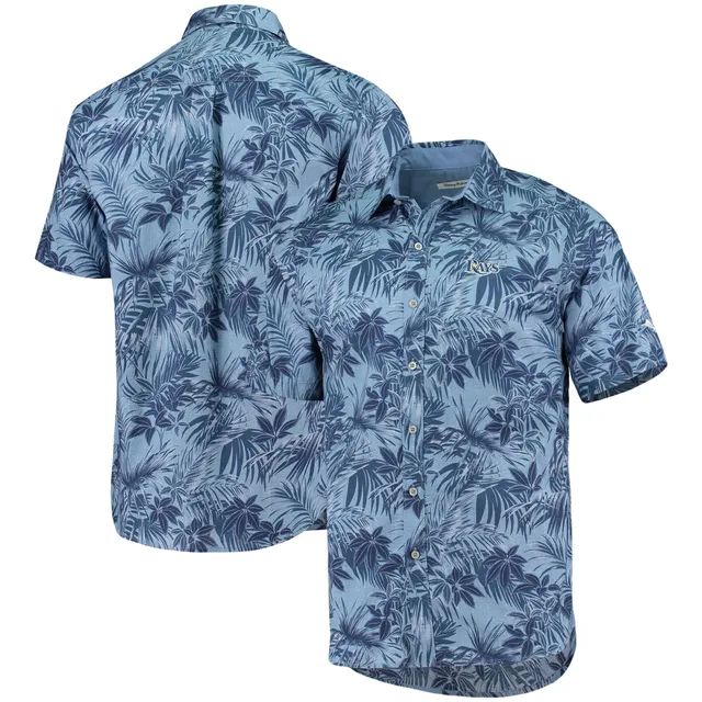 Lids Tampa Bay Rays Tommy Bahama Hula All Day Button-Up Shirt - Turquoise