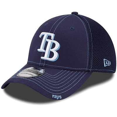 Casquette New Era Tampa Bay Rays bleu marine Neo 39THIRTY Stretch Fit