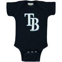 Newborn & Infant Soft as a Grape Navy/Light Blue Tampa Bay Rays 2-Piece Body Suit