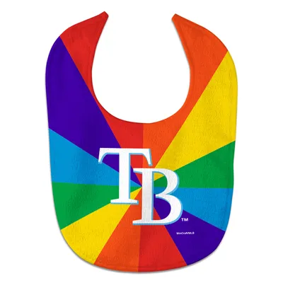 Tampa Bay Rays WinCraft Newborn & Infant Rainbow Baby Bib