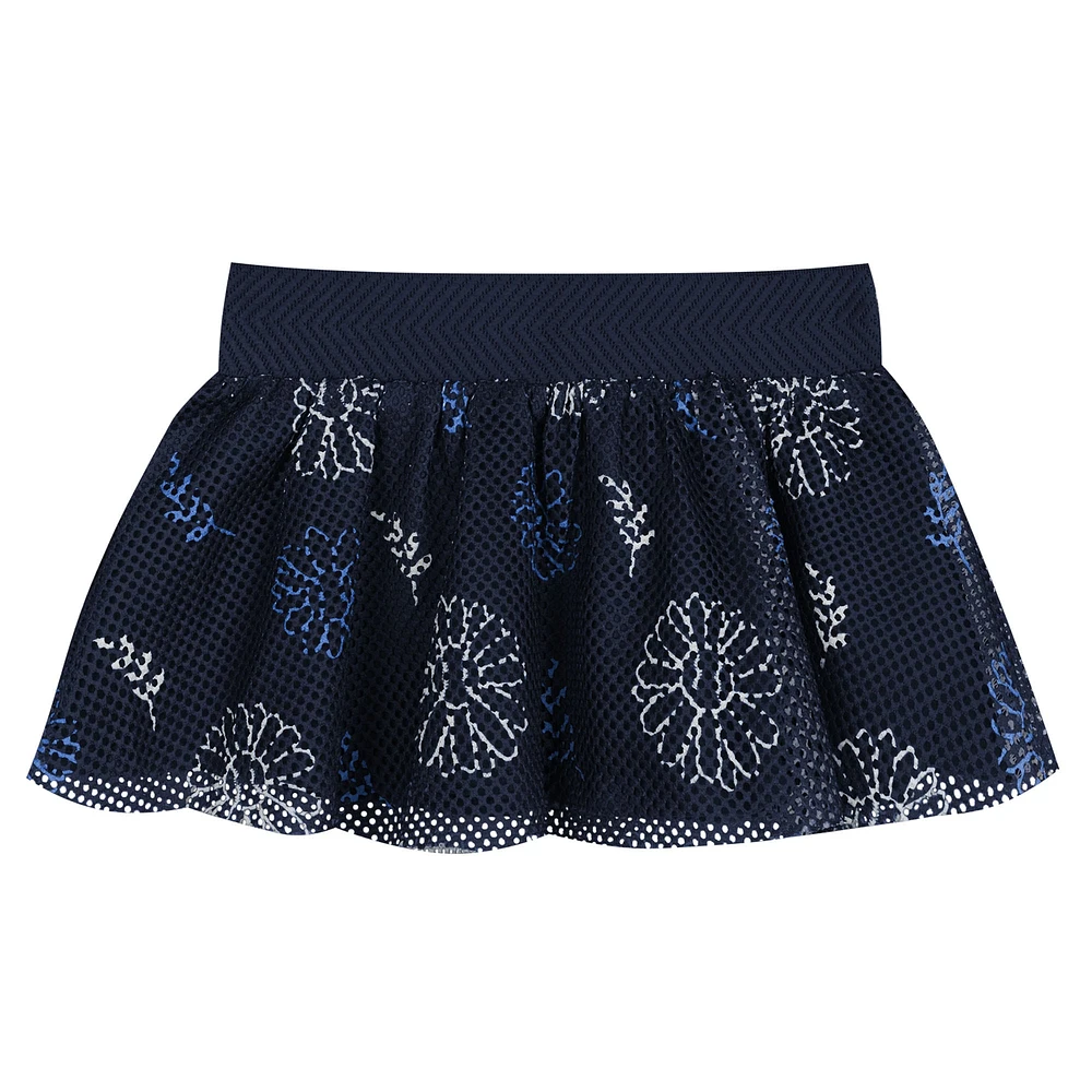 Ensemble 3 pièces pour nouveau-né, body, bandeau et jupe Sweet Catcher des Tampa Bay Rays blanc/bleu marine