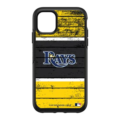 Tampa Bay Rays OtterBox Wood Design iPhone Symmetry Case - Black