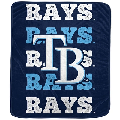 Couverture en peluche avec logo Pegasus Tampa Bay Rays 60'' x 70''