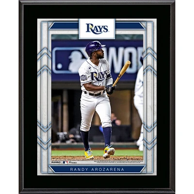 Plaque de joueur sublimée Randy Arozarena Tampa Bay Rays 10,5" x 13"