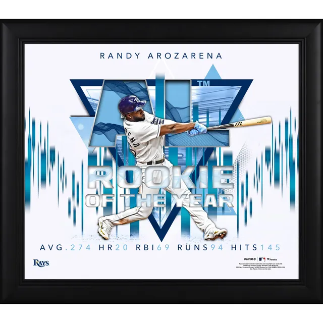 Randy Arozarena Autographed Tampa Bay Rays Nike Baseball Jersey