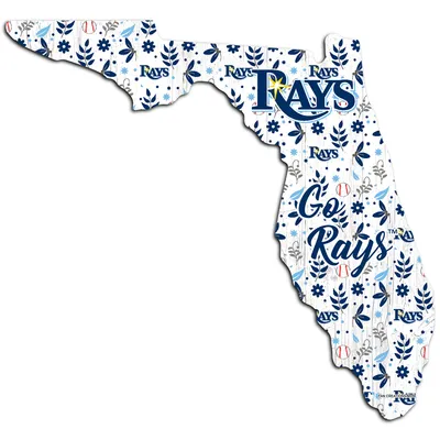 Lids Tampa Bay Rays 17'' x 26'' Team Coordinates Sign