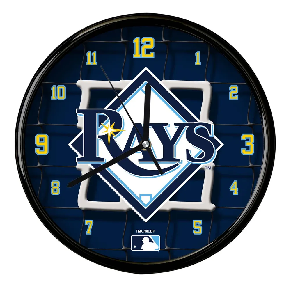 Horloge de filet d'équipe des Rays de Tampa Bay 12''