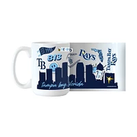 Raies de Tampa Bay 15 oz. Tasse en céramique indigène