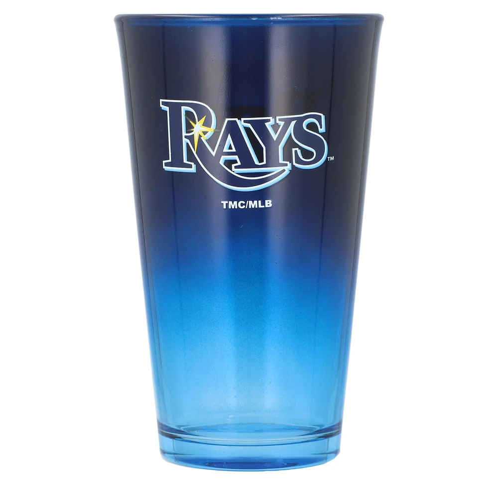 Rayons de Tampa Bay 16oz. Verre à pinte ombré