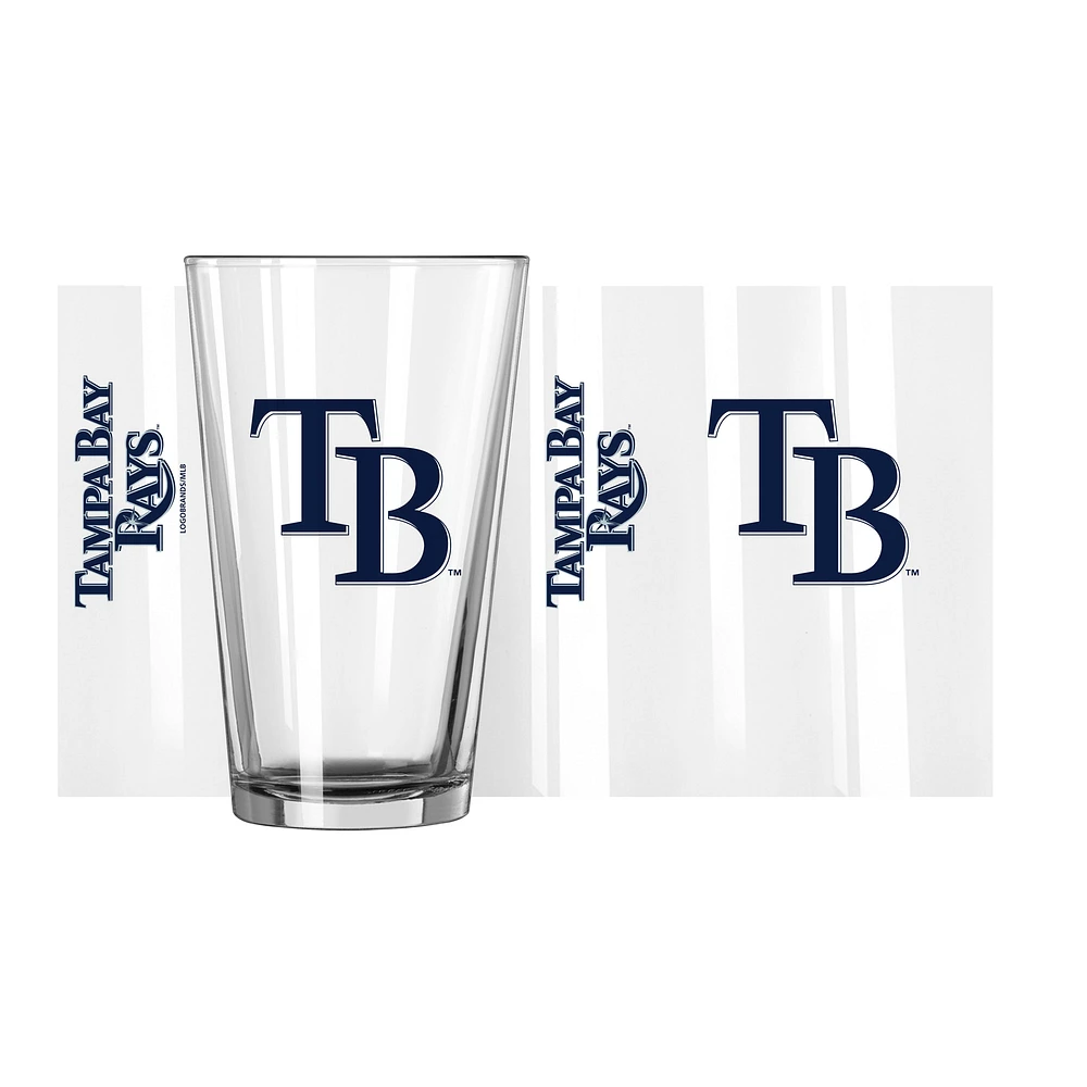 Raies de Tampa Bay 16 oz. Verre à pinte Team Wordmark Game Day