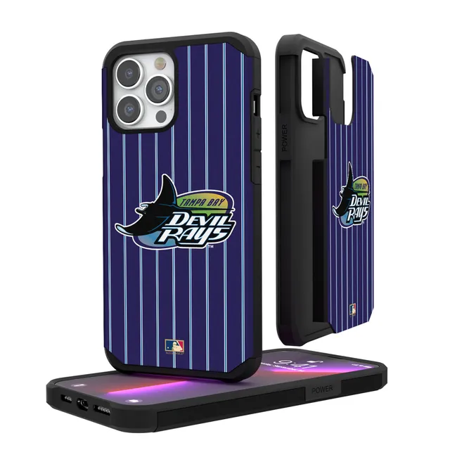 Lids Tampa Bay Rays 1998-2000 Logo iPhone Pinstripe Cooperstown Design  Rugged Case