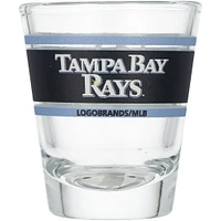 Rayons de Tampa Bay 2oz. Verre à shot à rayures