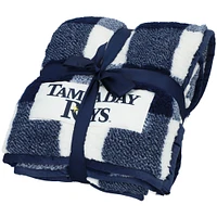 Tampa Bay Rays 50'' x 60'' Buffalo Check Frosty Fleece Blanket