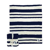 Tampa Bay Rays 50" x 60" Cable-Knit Throw Blanket