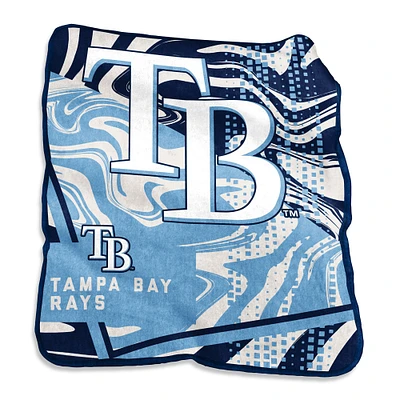 Couverture à jet tourbillon Raschel des Rays de Tampa Bay, 50 po x 60 po