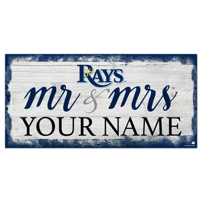 Tampa Bay Rays 6'' x 12'' Pride Mr & Mr Sign