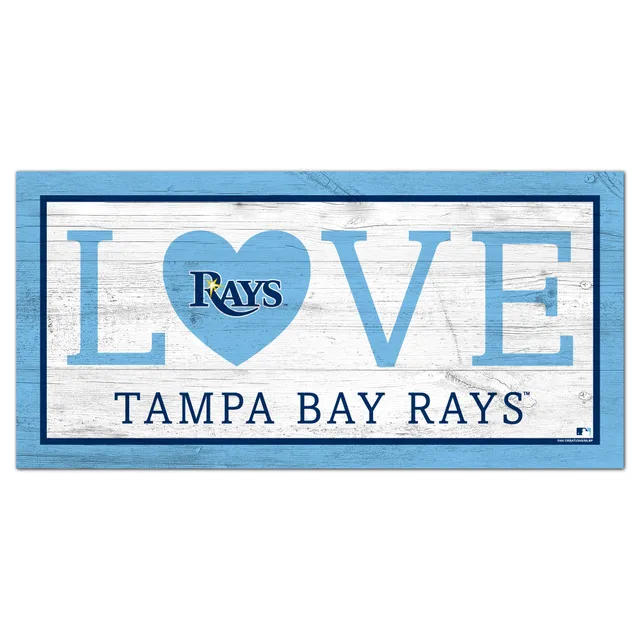 Lids Tampa Bay Rays 17'' x 26'' Team Coordinates Sign