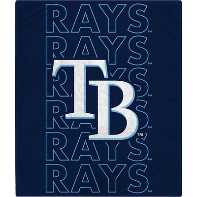 Tampa Bay Rays 60" x 70" Echo Wordmark Lightweight Blanket
