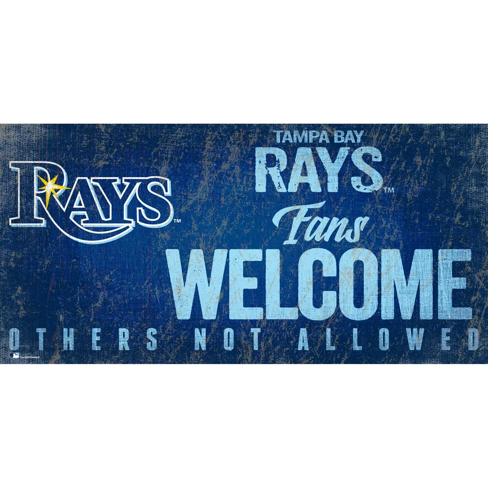 Tampa Bay Rays MDF Wood Wall Art