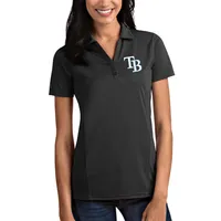 Lids Cleveland Browns Antigua Women's Sleeveless Tribute Polo - Charcoal