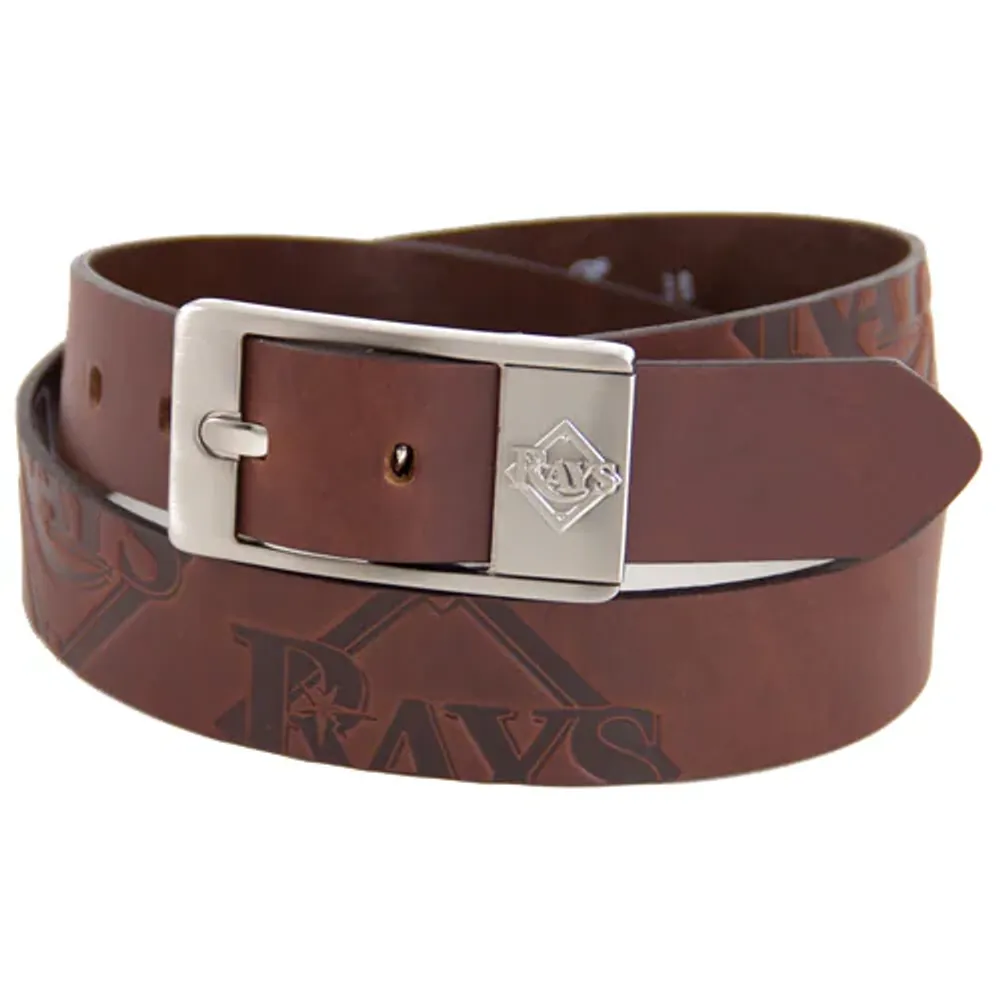 Tampa Bay Rays Brandish Leather Belt - Brown