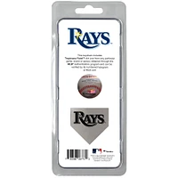 Porte-clés en terre des Rays de Tampa Bay - Rempli de terre utilisée lors d'un match à domicile