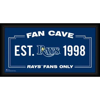 Tampa Bay Rays Fanatics Authentic Framed 10" x 20" Fan Cave Collage