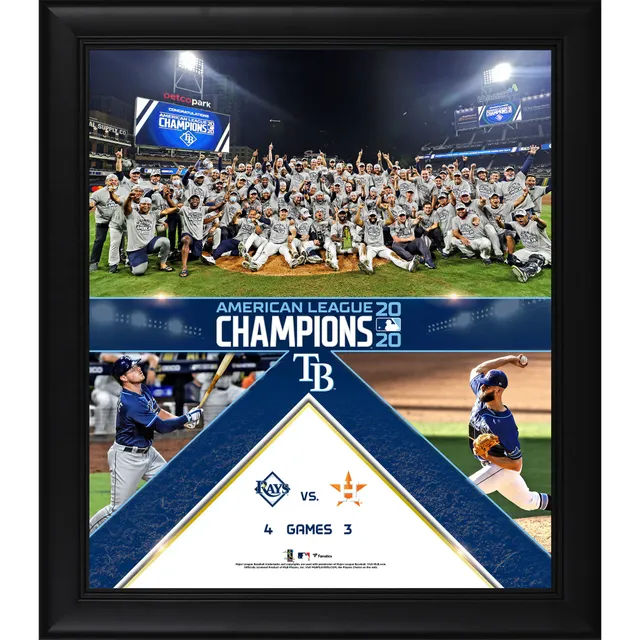 Kevin Kiermaier Tampa Bay Rays Framed 15 x 17 Stitched Stars Collage