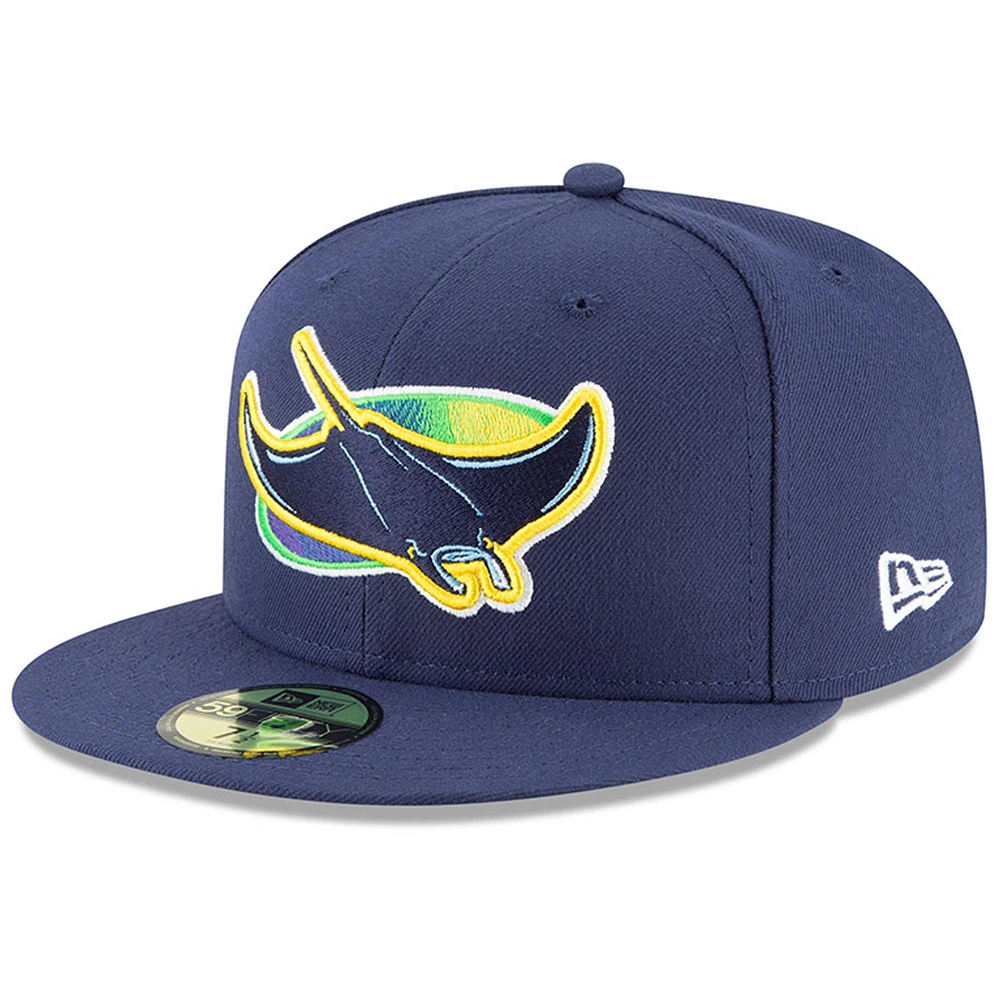 Tampa Bay Rays New Era Alternate Authentic Collection On-Field 59FIFTY - Fitted Hat Navy