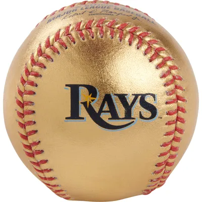 Tampa Bay Rays Fanatics Authentic Rawlings Gold Leather Baseball