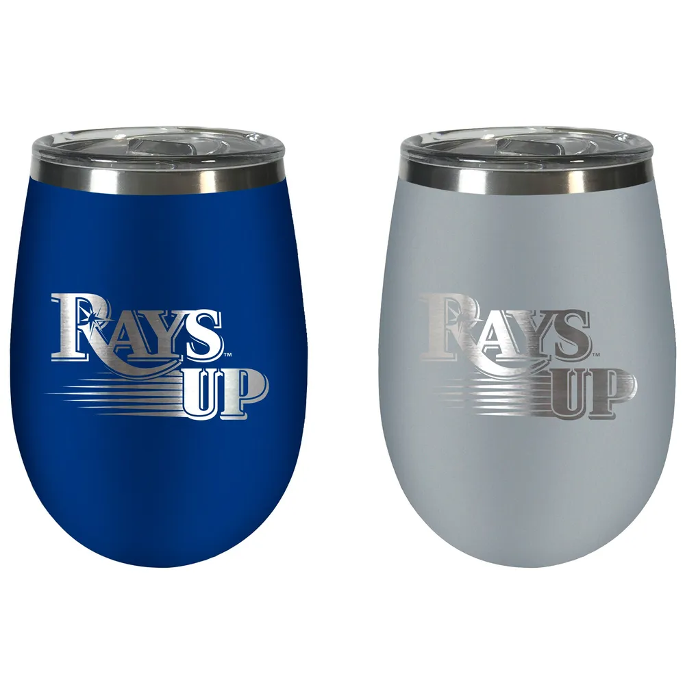 Tampa Bay Rays Team Colors Wine Tumbler Two-Piece Set