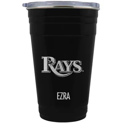 Tampa Bay Rays Team Logo 22oz. Personalized Tailgater Travel Tumbler