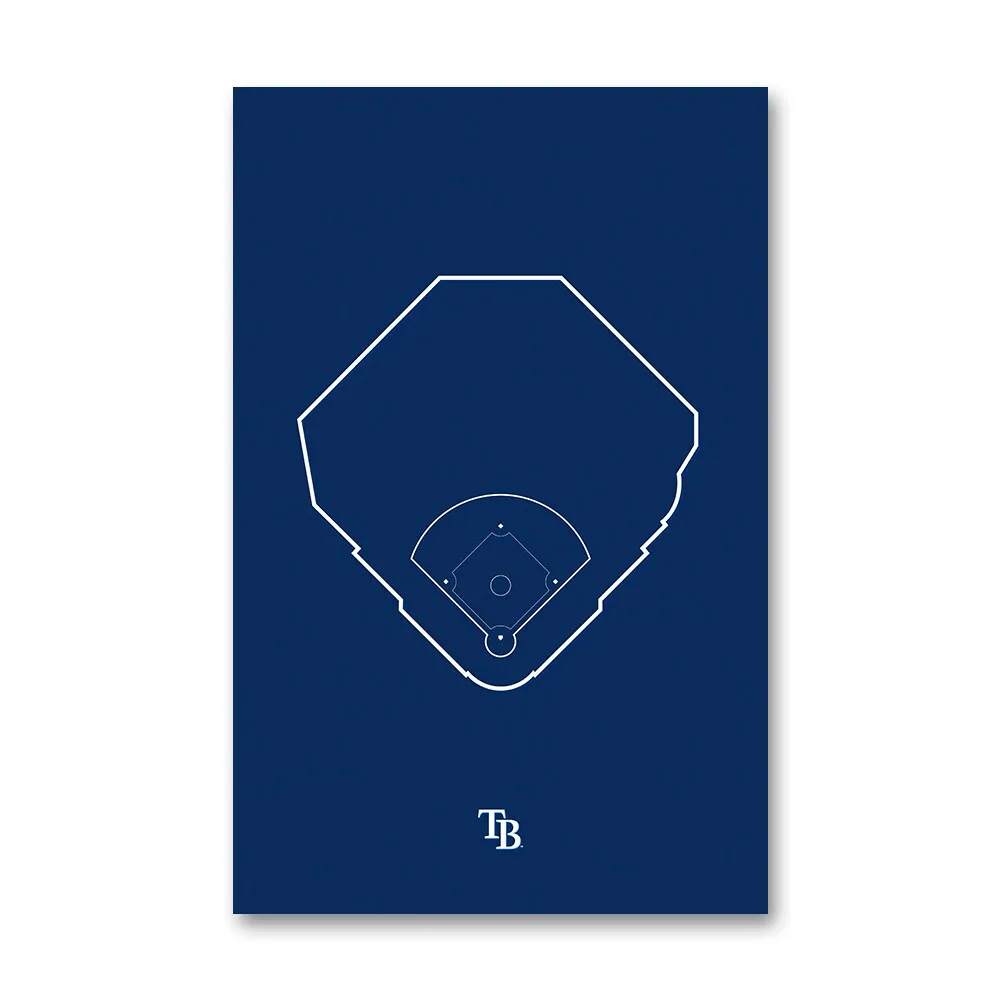 Tropicana Field - Tampa Bay Rays Art Print - the Stadium Shoppe