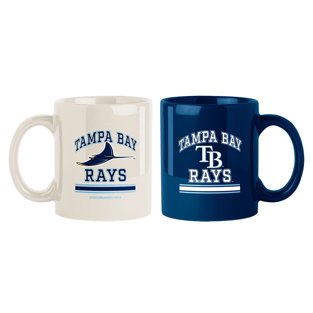 Tampa Bay Rays Two-Pack 15oz. Color Mug Set