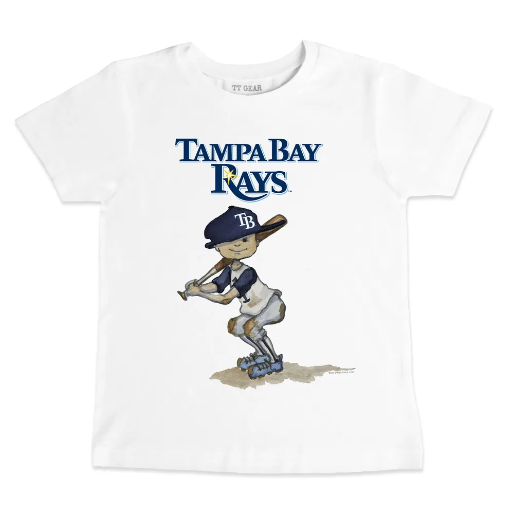 Tampa Bay Rays Tiny Turnip Infant Bronto T-Shirt - White