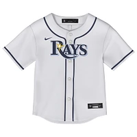 Toddler White Tampa Bay Rays Home Replica Jersey