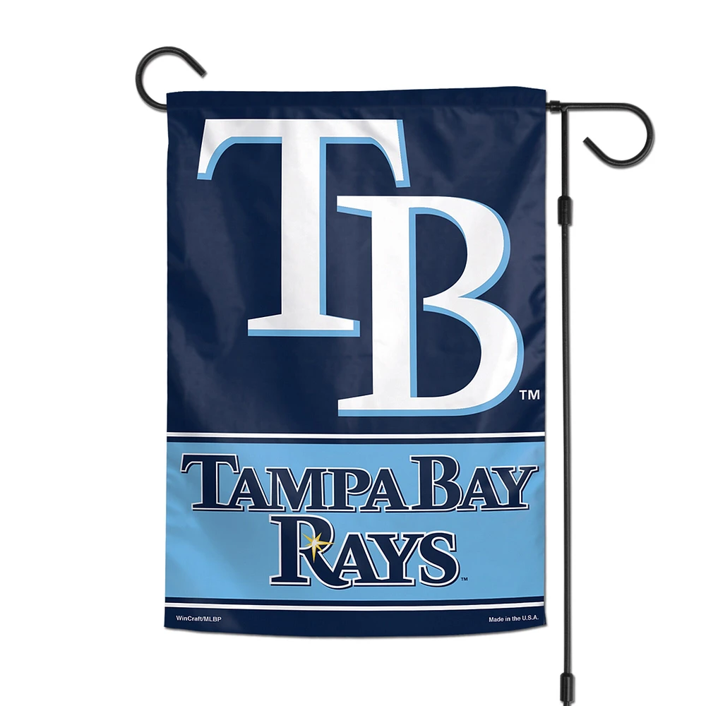 WinCraft Tampa Bay Rays 12" x 18" Drapeau de jardin double face