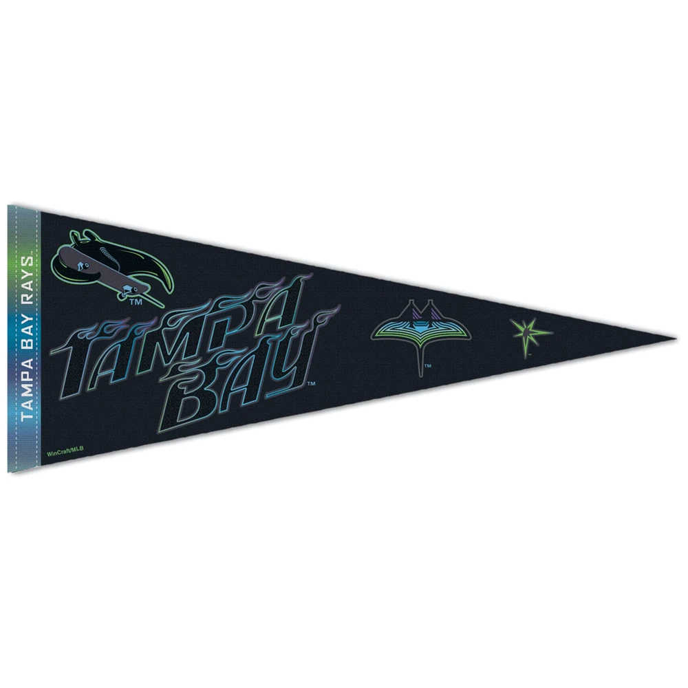 WinCraft Tampa Bay Rays 2024 City Connect Fanion de qualité supérieure 12" x 30"