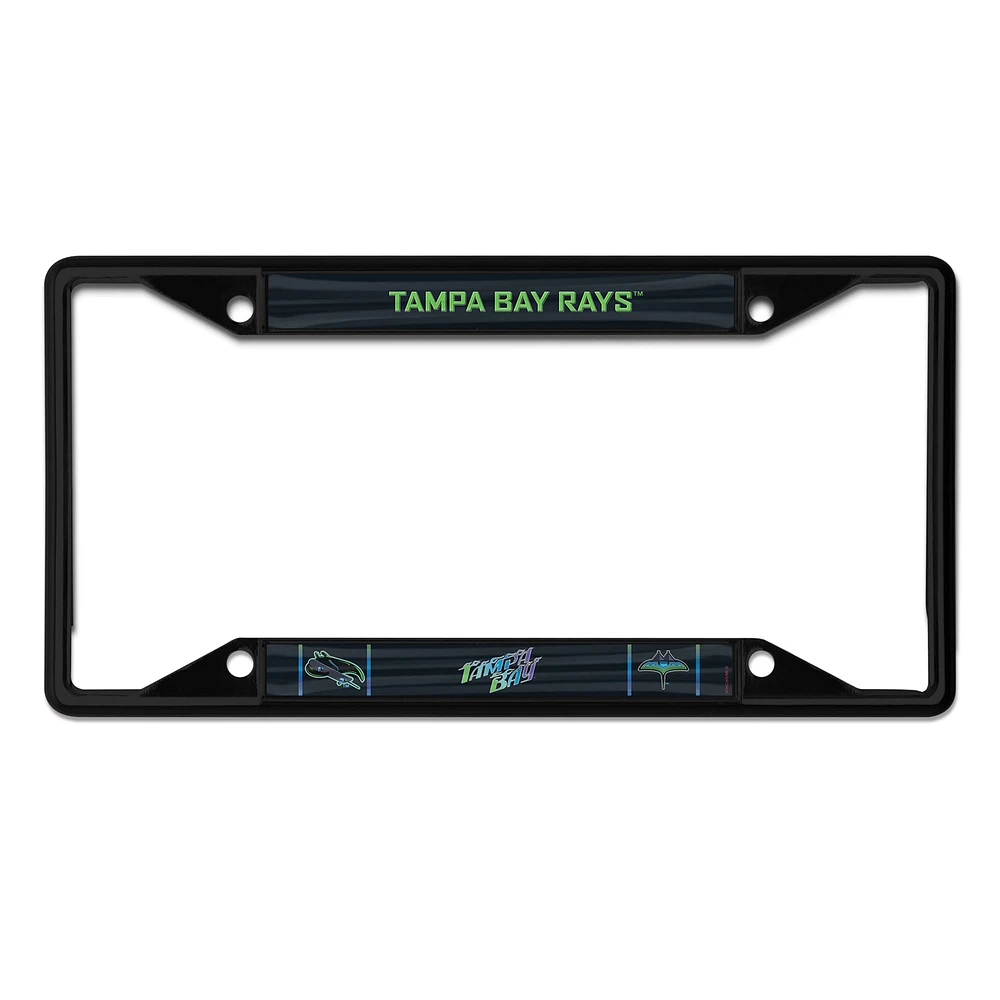 WinCraft Tampa Bay Rays 2024 City Connect Metal Laser Cut License Plate Frame