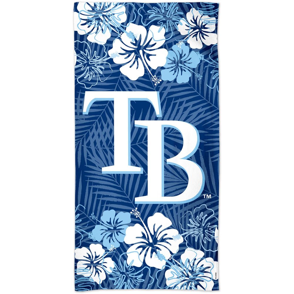 WinCraft Tampa Bay Rays 60'' x 30'' Floral Spectra Beach Towel'