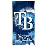 Serviette de plage WinCraft Tampa Bay Rays 60'' x 30'' Tie-Dye Spectra