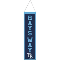 WinCraft Tampa Bay Rays 8" x 32" Slogan Wool Banner