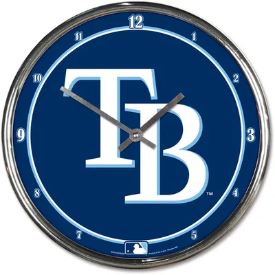 Horloge murale chromée WinCraft Tampa Bay Rays