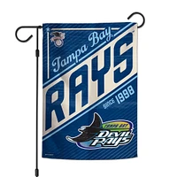 Drapeau de jardin WinCraft Tampa Bay Rays Team 12'' x 18''