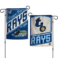 Drapeau de jardin WinCraft Tampa Bay Rays Team 12'' x 18''