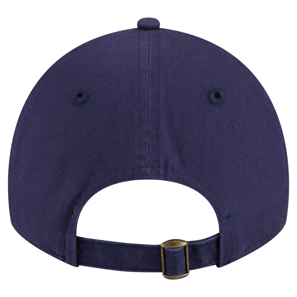 Casquette ajustable New Era bleu marine Tampa Bay Rays Preppy Team 9TWENTY pour femme