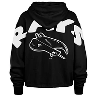 Sweat à capuche court City Connect Venice '47 noir pour femme des Rays de Tampa Bay